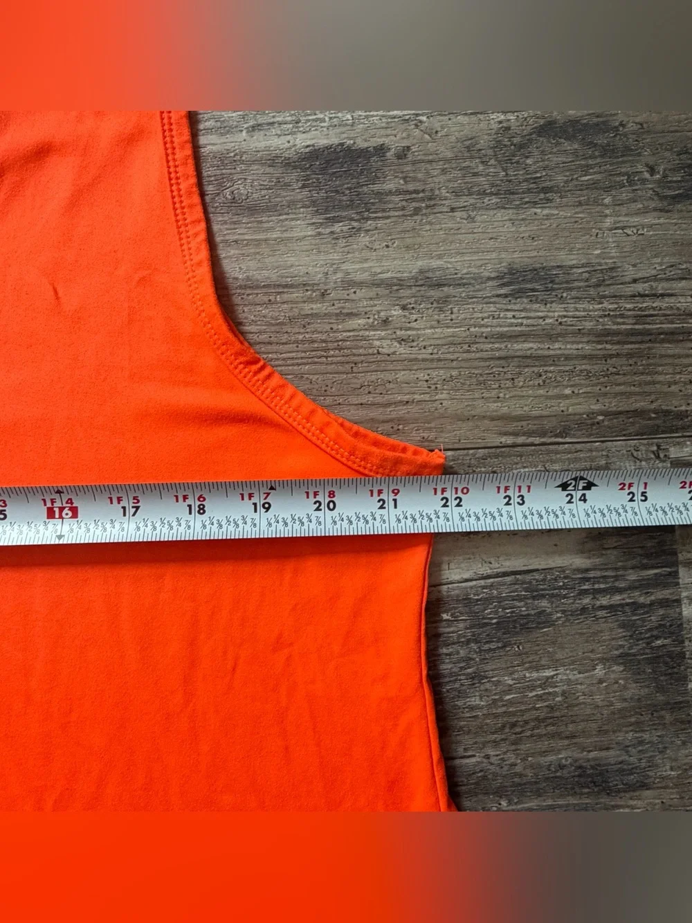 Lot of 2 athletic orange v-neck gray racerback tank tops women’s 2x